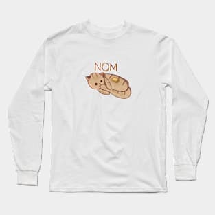 Nom Cat Bread Long Sleeve T-Shirt